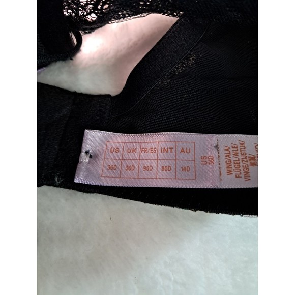SAVAGE X FENTY Size 36D A Little Tart Unlined Bra That's Hella Plaid Black NWT - Picture 3 of 12